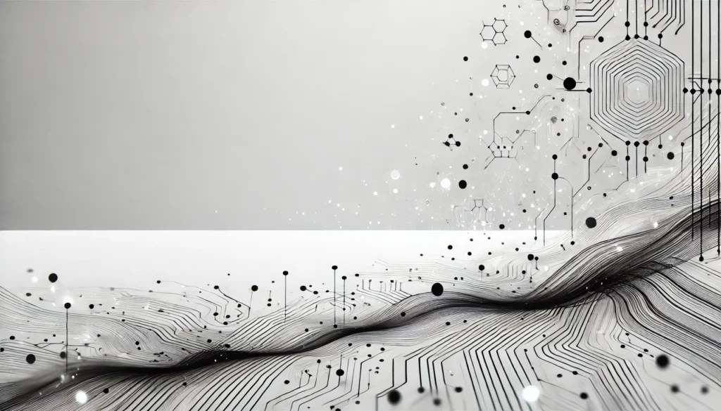 Abstract monochrome digital art header for ProductShifu